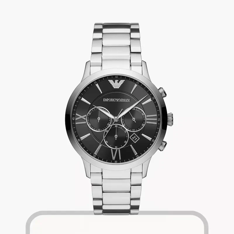 Emporio Armani Chronograph Black Dial Men's Watch | AR2460